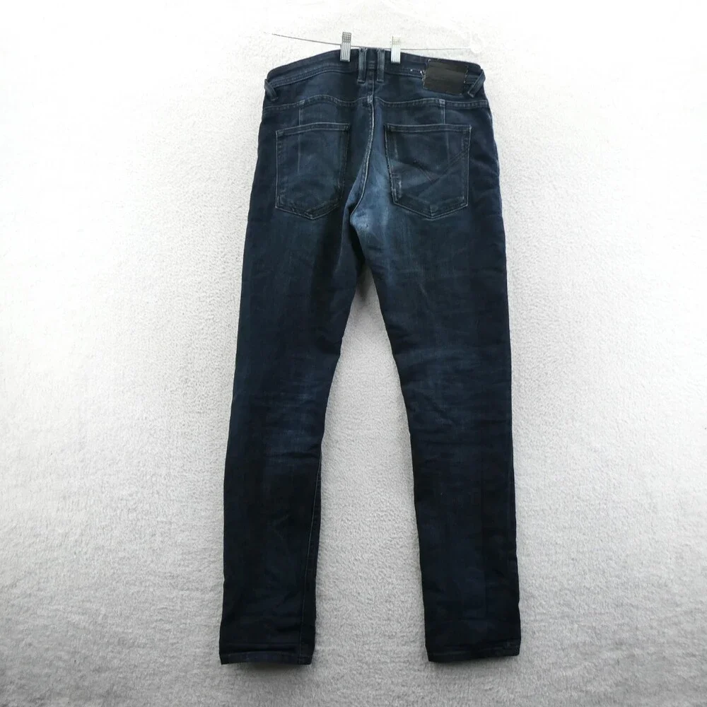 Tom Tailor Jeans Mens Size 32x34 Super Slim Piers Blue Cotton Denim Pant 32 x 34